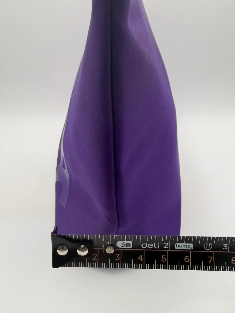 Lancôme Purple Cosmetic Pouch with Eiffel Tower Accent